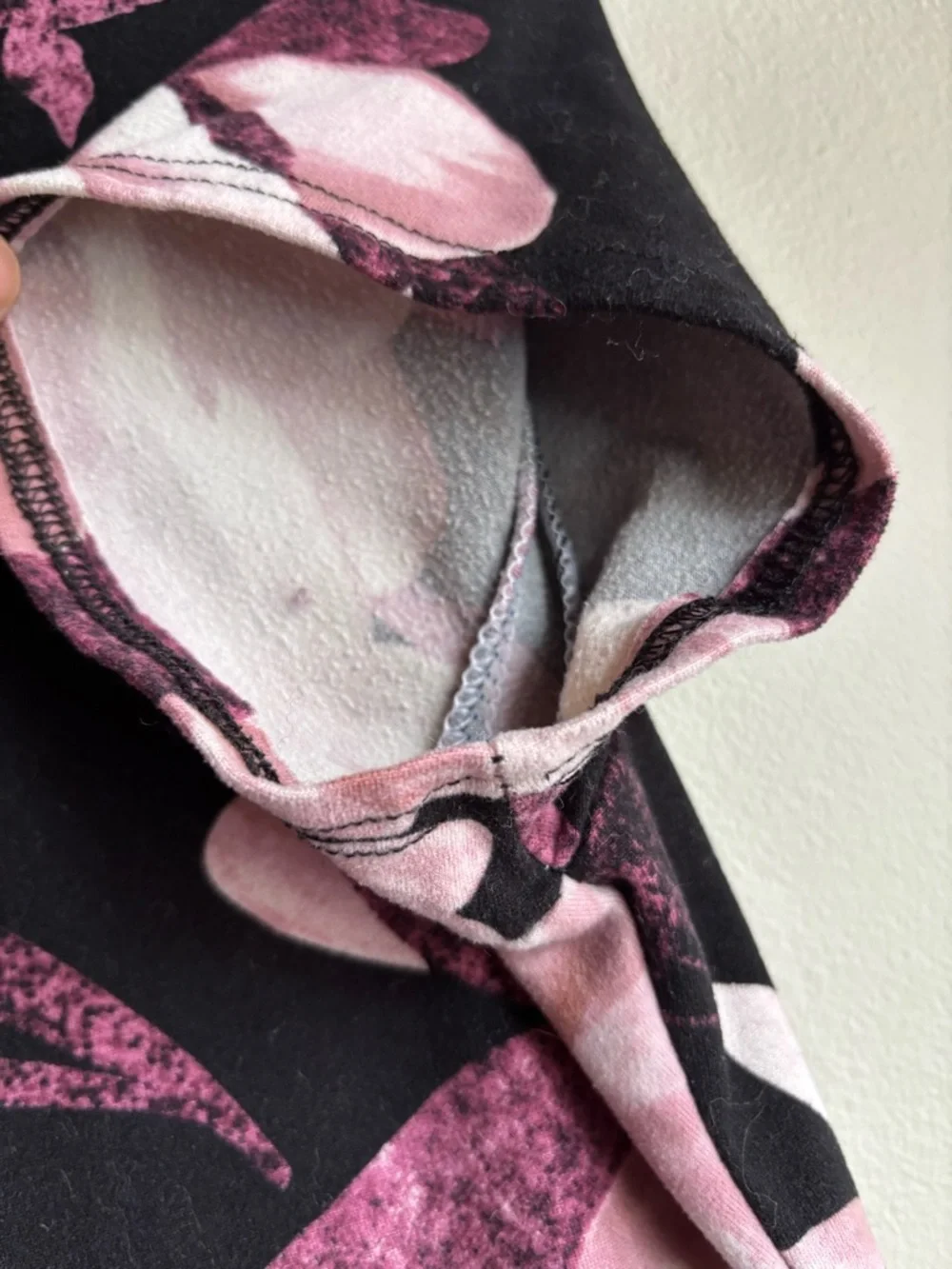 Dynamite Black Midi Dress with Pink Floral Print - Picture 4 of 5
